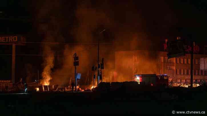 Russian missile strikes in Ukraine kill 8 and wound 12