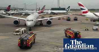 Two passenger planes clip wings on Heathrow runway