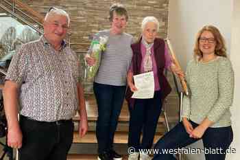 Für zahlreiche Besuche geehrt