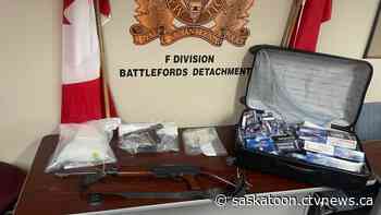 50 charges for Sask. trio in gun, drug case