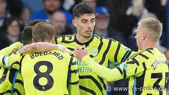 FC Arsenal erobert Tabellenspitze in Premier League: Havertz ebnet Sieg in Brighton