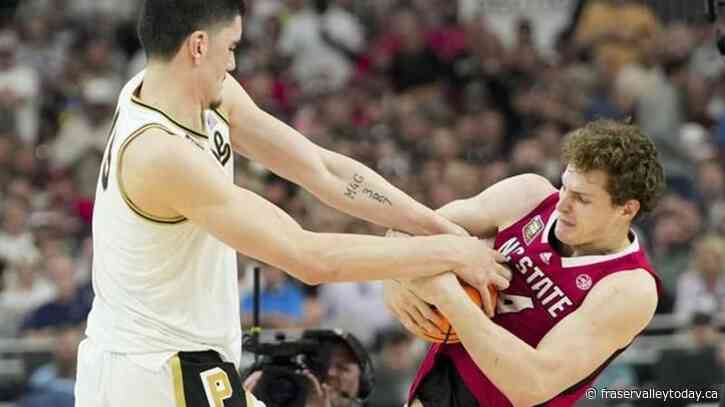 Canada’s Zach Edey and Purdue power their way into NCAA title game, beating N.C. State 63-50