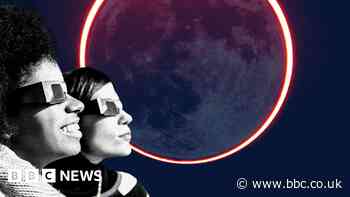 Path of darkness - scroll every mile of total eclipse