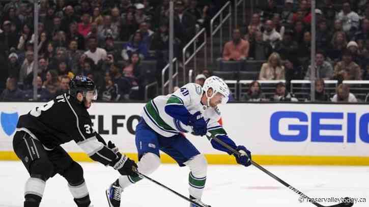 Kempe, Moore get Kings closer to playoff spot with 6-3 victory over Canucks