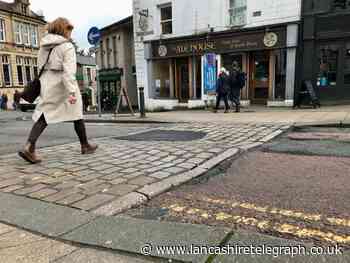 Clitheroe visitors and residents on road works and the place