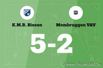 KMR Biesen B wint thuis van Membruggen V&V, mede dankzij twee treffers Mussolin