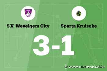 Zege SV Wevelgem City B tegen Sparta Kruiseke