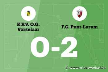 Punt-Larum toont wederom uitstekende vorm met zege op Vorselaar