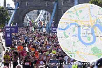 What is the route and course of the 2024 London Marathon?