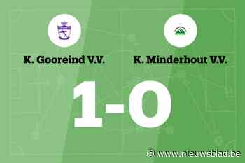 Bossier leidt Gooreind langs Minderhout