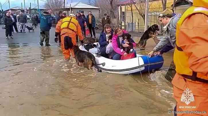 Russia declares federal emergency in the flood-hit Orenburg region as evacuation efforts continue