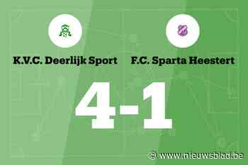 Eindelijk een overwinning voor VC Deerlijk Sport