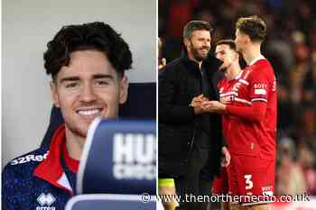 Middlesbrough: Carrick on Rav van den Berg & Hayden Hackney