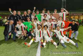 Houtvenne B kroont zich tot kampioen na galawedstrijd tegen Alberta (7-1): “Deze kern heeft steeds het onderste uit de kan gehaald”