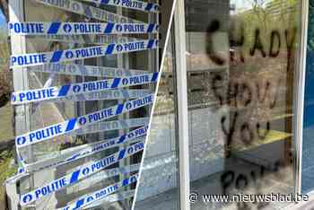 Tweede aanslag op twee weken tijd in Berchem, daders laten opnieuw boodschap achter: “Show your power”