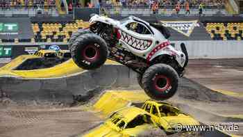 Junge muss ins Krankenhaus: Zu hohe Abgas-Werte: Monstertruck-Show in Hamburg abgebrochen