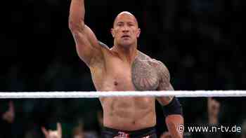 Sieg vor 70.000 Zuschauern: Dwayne "The Rock" Johnson feiert Wrestling-Comeback