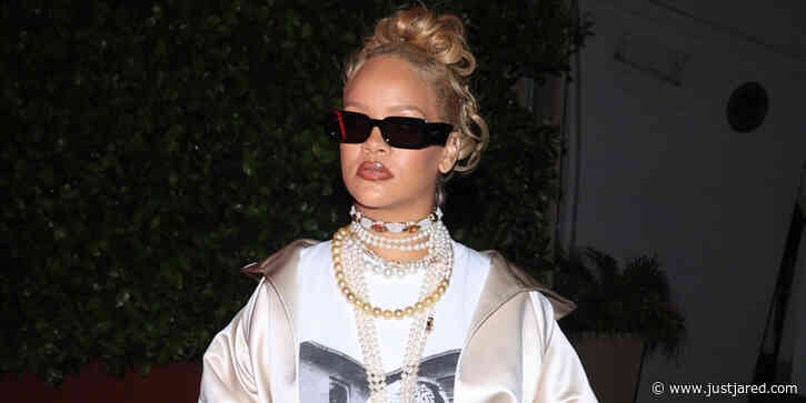 Rihanna Grabs Dinner at Her Favorite Restaurant, Giorgio Baldi