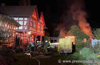 FW-OG: Brennender Wintergarten - Glück im Unglück