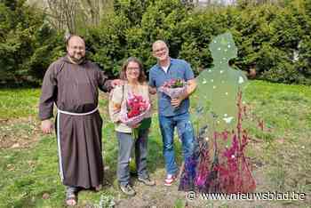 Poëtisch silhouet siert Franciscaans labyrint in Mariapark