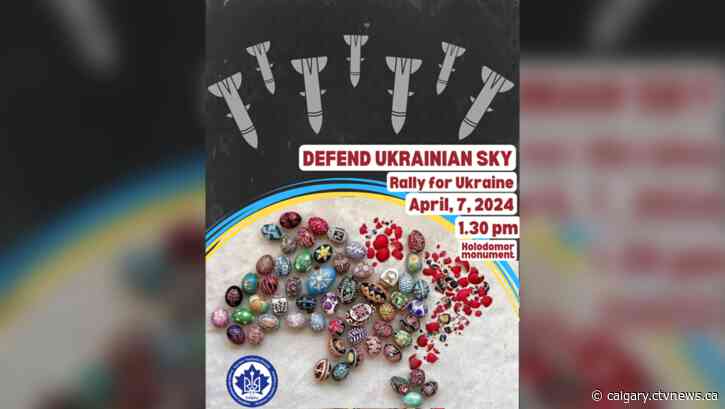 Calgary rally for Ukraine skies to be held Sunday afternoon
