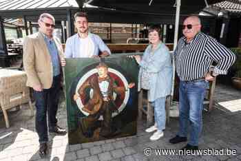 Zultenaar schenkt geschilderd portret van Gaston Berghmans aan familie van komiek: “Vaders kunst mag niet verdwijnen”
