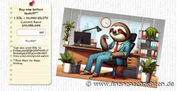 Solana-Ökosystem im Aufschwung - Slothana knackt die 10 Millionen Dollar Marke