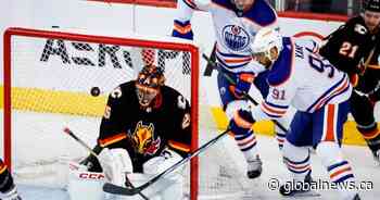 NHL fines Oilers forward Kane $5,000 for slashing Calgary forward Hunt