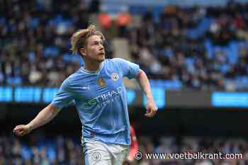 Pep Guardiola is lyrisch over Kevin De Bruyne: "Hij is zonder twijfel een van de beste spelers in de geschiedenis van Manchester City"