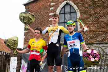 Kyano Cottignies op het podium in Zoutleeuw