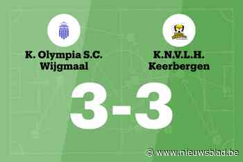 KNV Keerbergen dieper in de problemen na gelijkspel tegen Olympia Wijgmaal B