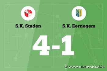 SK Staden B boekt overtuigende zege op SK Eernegem