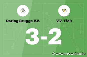 Daring Brugge beëindigt reeks nederlagen in de wedstrijd tegen VV Tielt