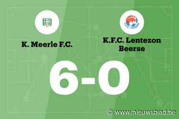 Meerle klopt Lentezon B en is al negen wedstrijden ongeslagen