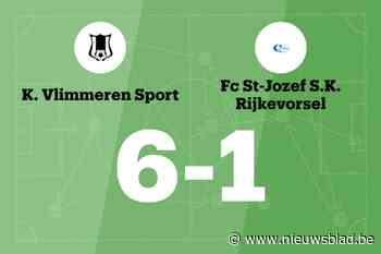 Vlimmeren wint tegen Sint- Jozef door treffers van Kleeren