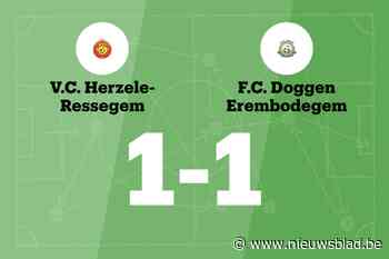 Van Den Eeckhout redt punt voor VC Herzele-Ressegem tegen FC Doggen Erembodegem