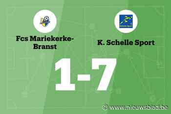 Schelle Sport B boekt monsterzege op Mariekerke-Branst B