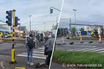 Gevaarlijke toestanden bij heraanleg van kruispunt aan Brug van den Azijn in Deurne