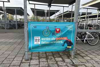 Opruimactie fietsenstalling station Lier op 22 april