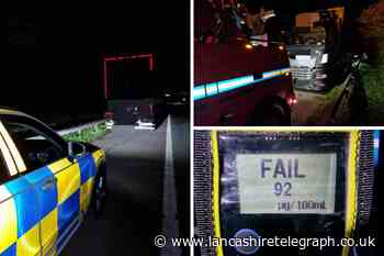 Lorry driver on M6 near Preston nearly 3 times drink-drive limit