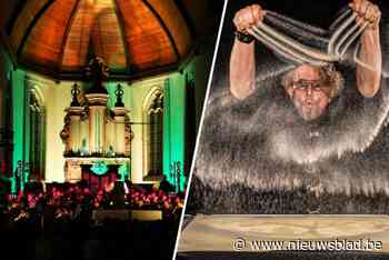 Harmonieorkest Hove trekt voor zijn Showconcert naar Lier: “Een kunstenaar maakt een zandtekening tijdens het concert”