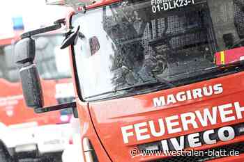 Brand im Höxteraner Asylbewerberheim