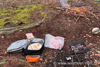 Feuerwehr beendet Grillabend im Wald
