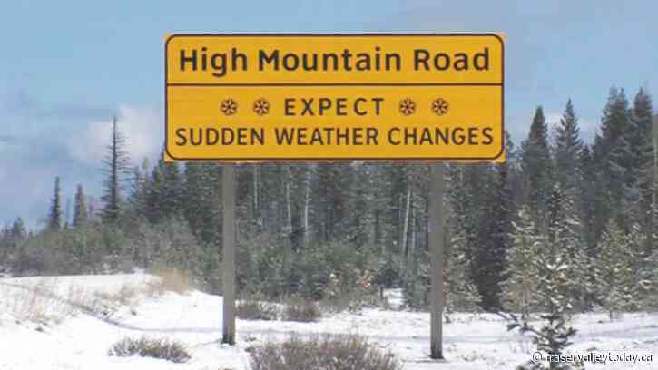 Winter continues to hang on along Coquihalla Highway