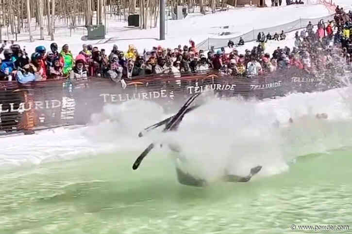 Pond Skim Footage Proves Skimming Isn't As Easy As It Looks