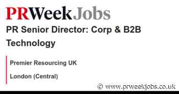 Premier Resourcing UK: PR Senior Director: Corp & B2B Technology