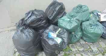 Woman hit with bill of nearly £1,500 after dumping bags of rubbish in East Yorkshire town