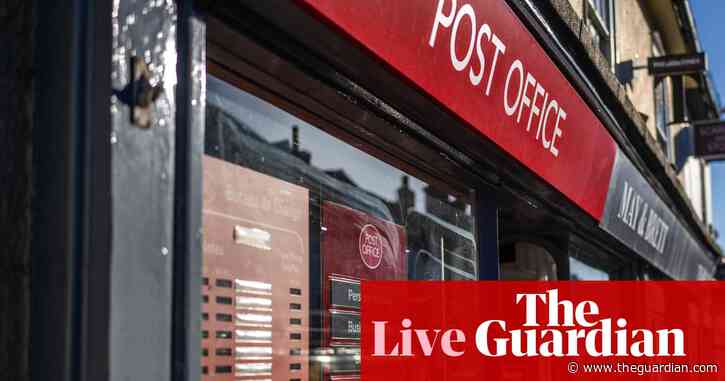 Post Office minister: people responsible for the Horizon scandal ‘should go to jail’ – UK politics live