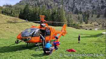 Bergwacht Bergen gefordert: Frau mit Hubschrauber in Klinik gebracht
