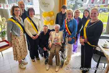 Maria Snauwaert viert 102de verjaardag en is oudste inwoner van Zedelgem